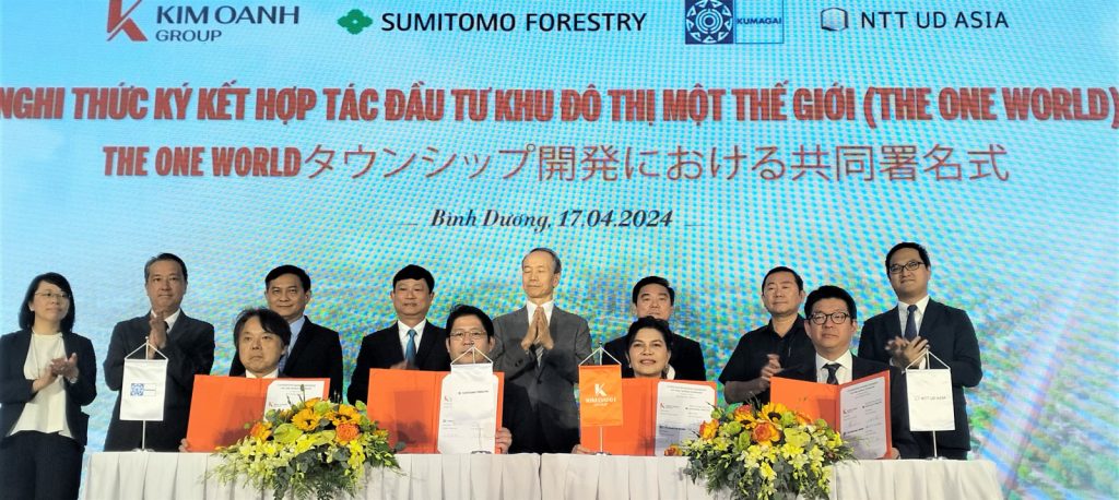 đối tác Nhật tham gia đầu tư dự án khu đô thị Một Thế Giới - The One World Bình Dương Kim Oanh Group