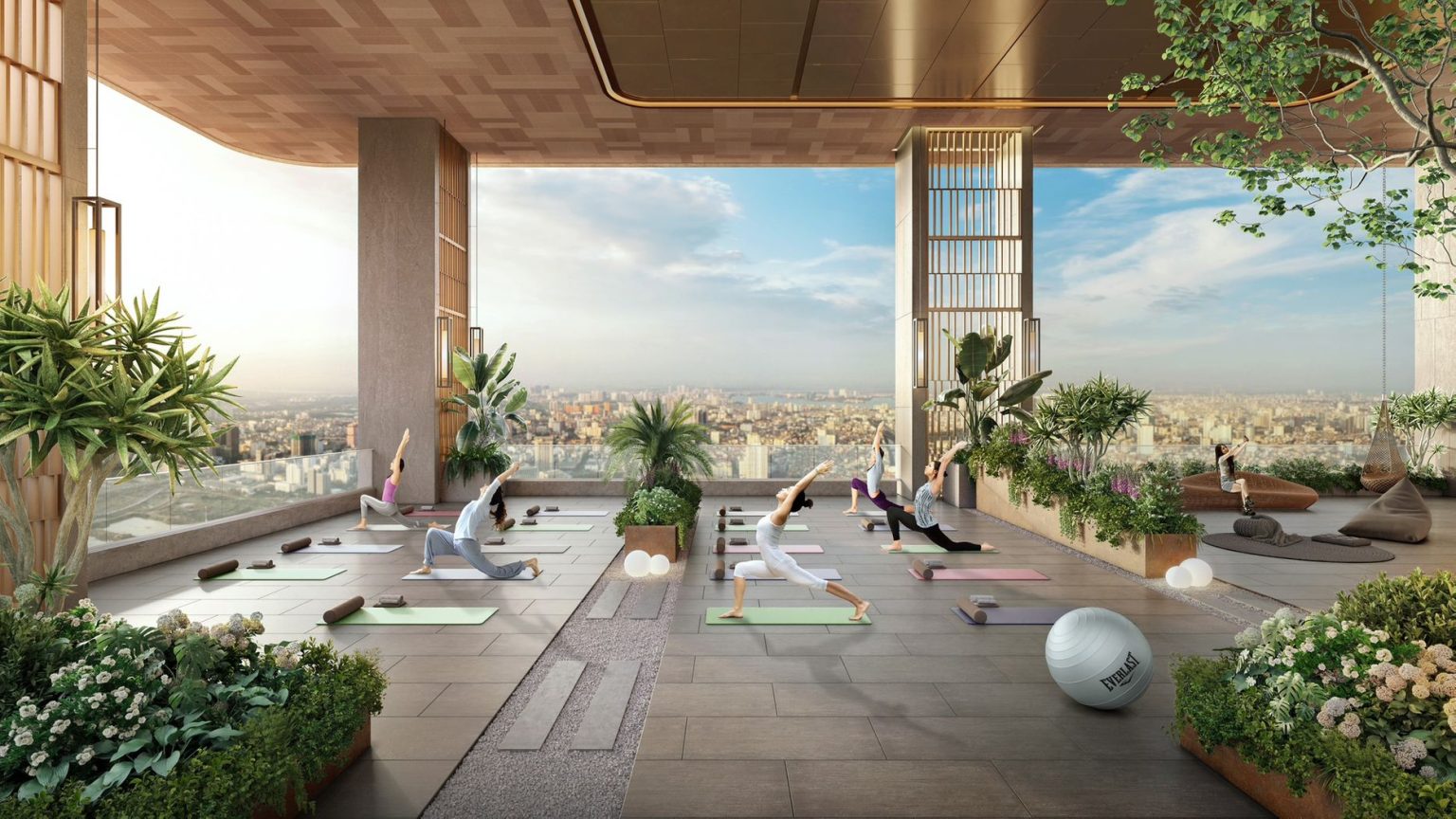 tập yoga tại the one era kim oanh